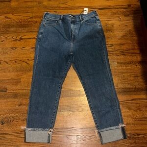 Express Slim Ankle Super High Rise Jeans